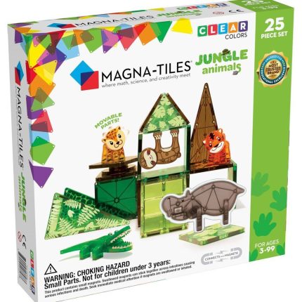 MAGNA-TILES® Orman Manyetik Bloklar (25 Parça) görseli, çocukların orman temalı renkli manyetik bloklarla eğlenceli ve eğitici oyun oynayabileceği set.