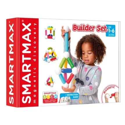 1-6 yaş arası için SmartMax mıknatıslı eğitici yapı seti orijinal kutu görünümü.