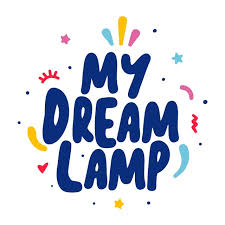 My DreamLamp resmi marka logosu - Çocuk odaları için sihirli gece lambası ve projeksiyon sistemleri amblemi.