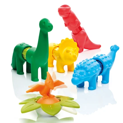 SmartMax İlk Dinozorlarım My First Dinosaurs manyetik figür seti hayvanların tamamı ana görseli.