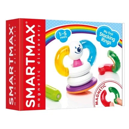 SmartMax Manyetik İlk Dizme Halkalarım 10 Parça Bebek Gelişim Seti Ön Kutu Görseli