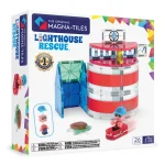 MAGNA-TILES Deniz Feneri Kurtarma Manyetik Yapı Seti (26 Parça)